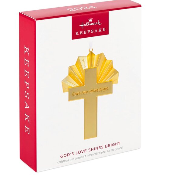 God's Love Shines Bright Metal Ornament Hallmark Keepsake 2024 New in Box - Picture 5 of 6